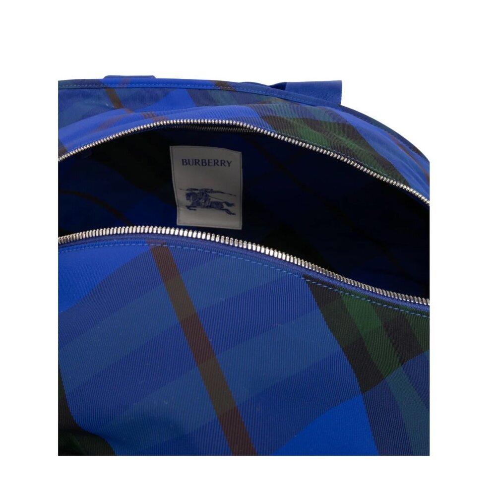 NEW Limited Edition Burberry Medium Shield Checked Duffle Bag - Picture 2 of 4